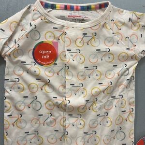 Magnetic Me bicycle onesie “Life Cycle”. NWT!
